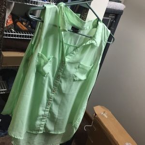 Aqua Blouse Large Women’s